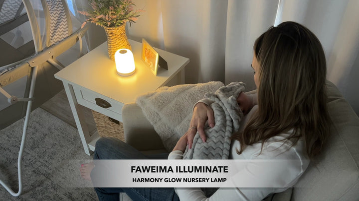 Faweima Illuminate Harmony Glow Dimmable Rechargeable LED Nursery Lamp